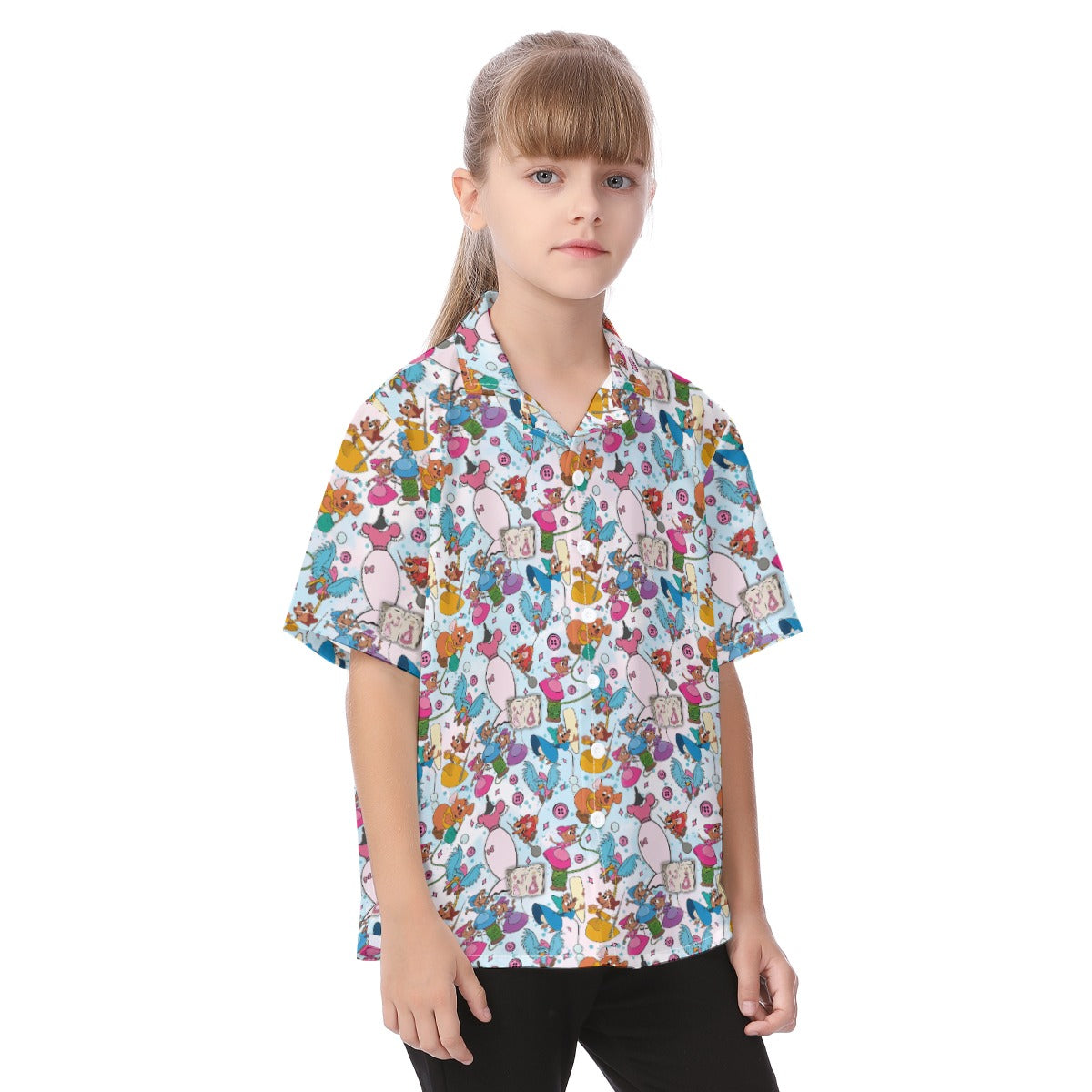 Tiny Tailors & Sewing Friendsends - Kid's Hawaiian Button Up Shirt