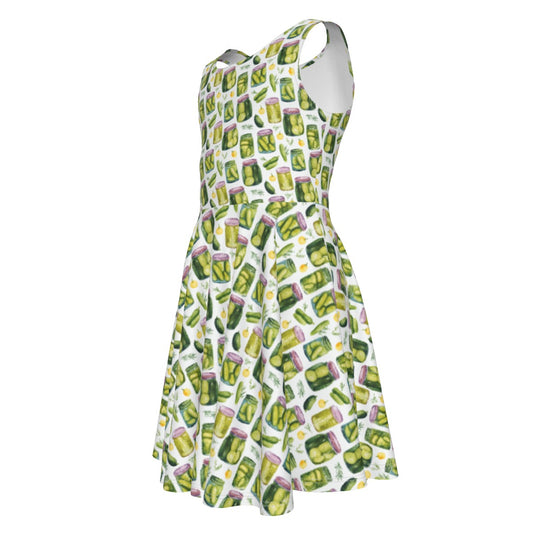Perfect Pickle Jars - Kid's Sleeveless Skater Dress