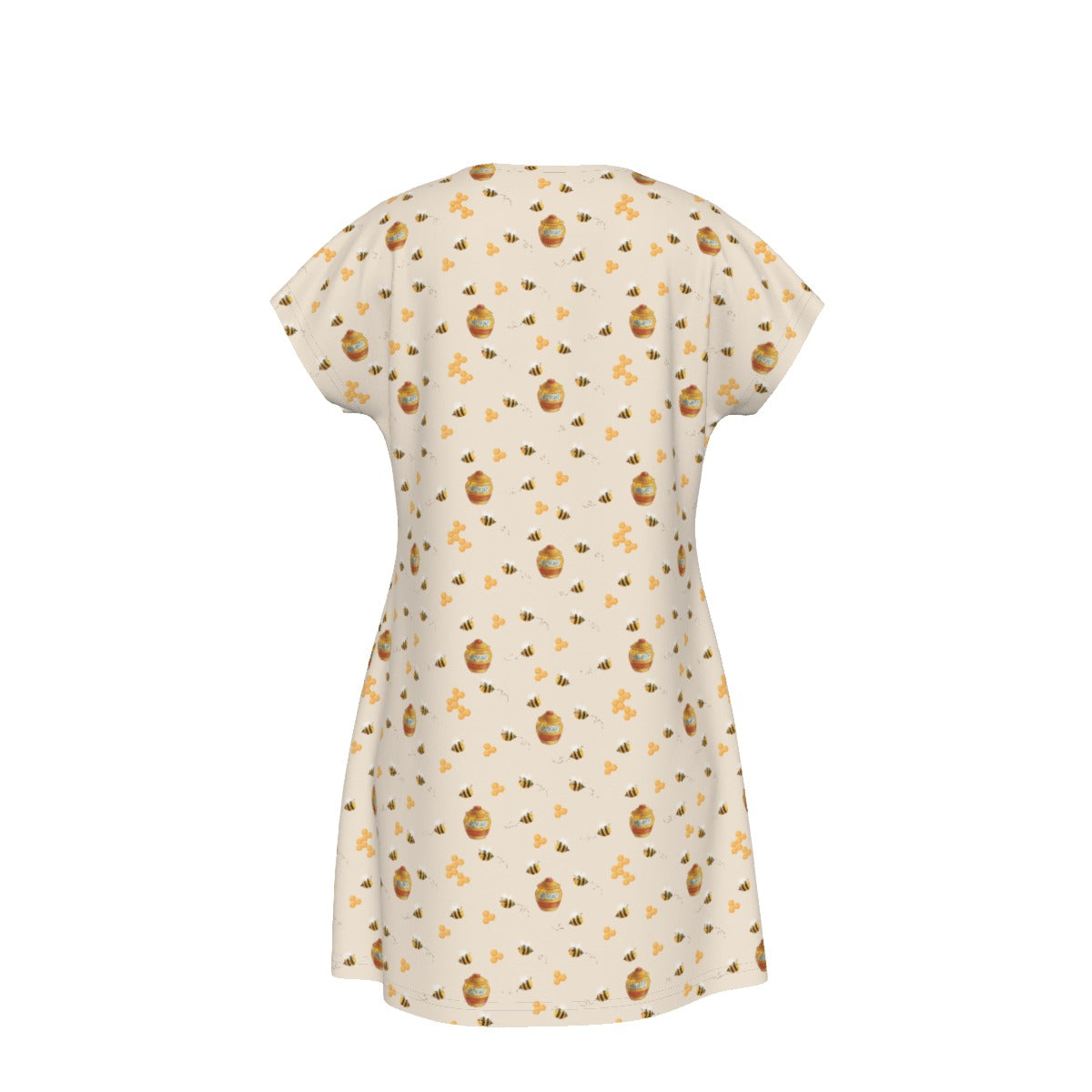 Sweet Hunny Pot & Bees - Women's T-Shirt Dress