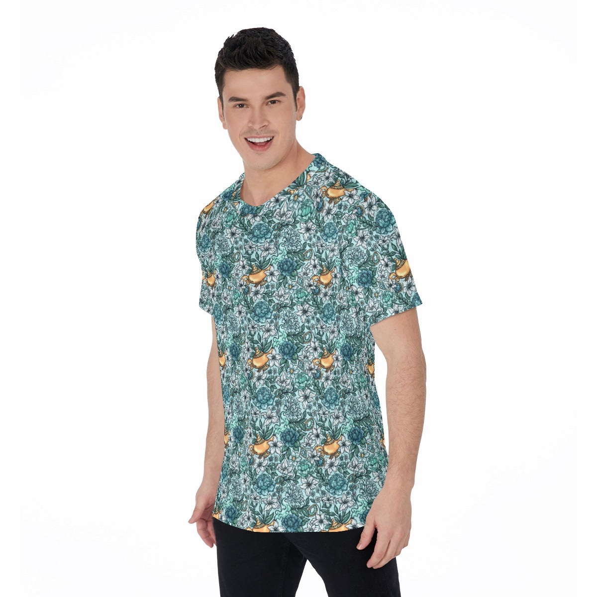 Fairytale Florals - Arabian Princess - Men's Short Sleeve T-Shirt