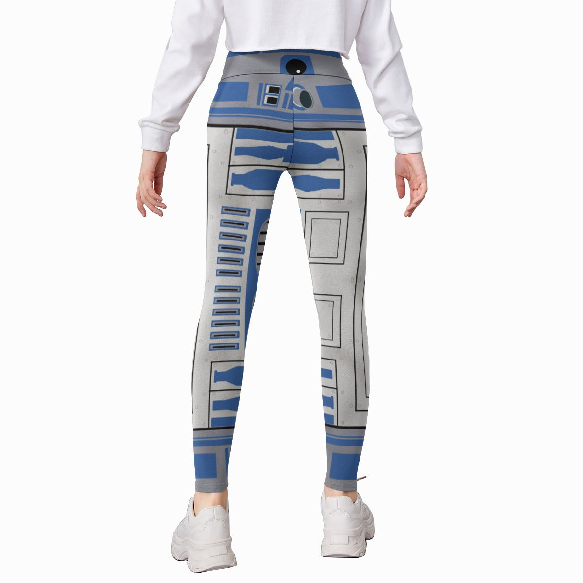 Little Blue Droid - Kid's Leggings