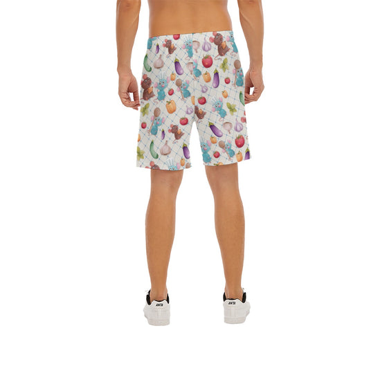 Ratatouille Veggies - Men’s Pocket Beach Shorts