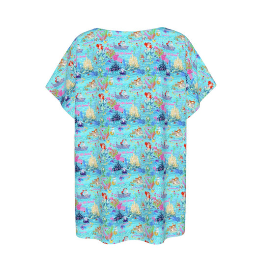 Ocean Wonderland Dreams - Women’s Relaxed Fit Scoop Tee