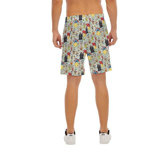 Fairest Crew Sketch - Men’s Pocket Beach Shorts