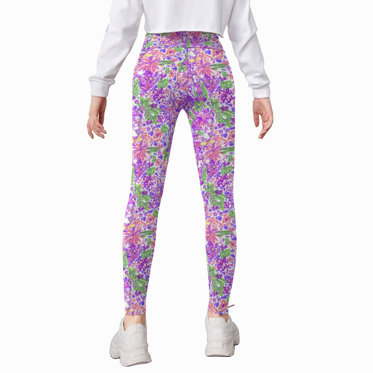 Tropical Splash Vibes - Iconic Crew - Kid's Leggings