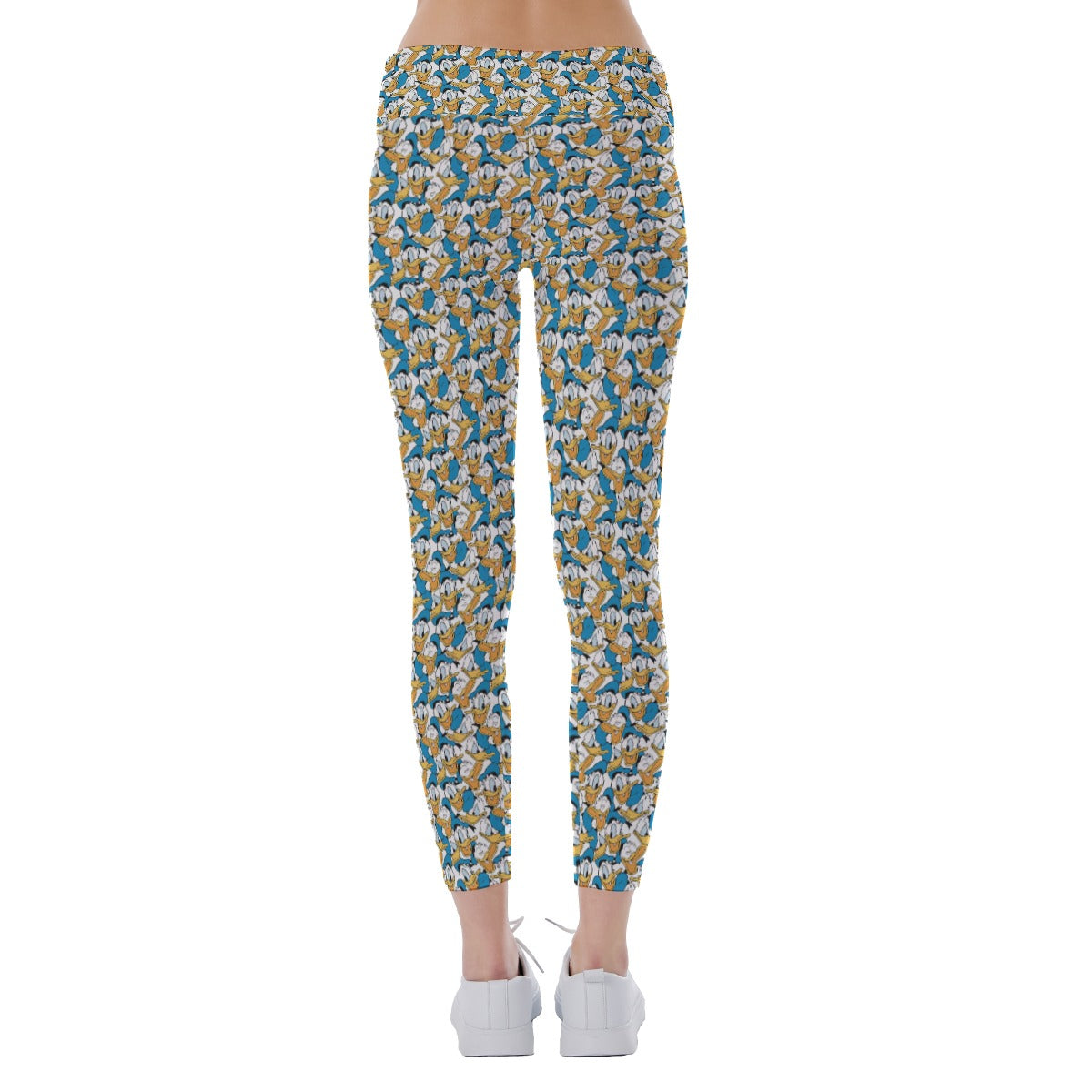 Many Faces of Feisty Duck - Women's Yoga Leggings