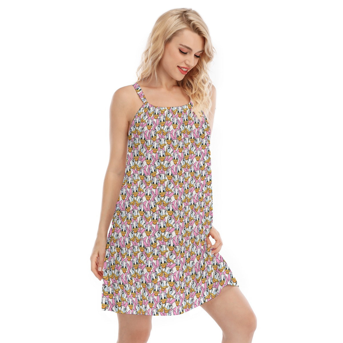 Many Faces of Sassy Duck - Women’s Adjustable Sundress