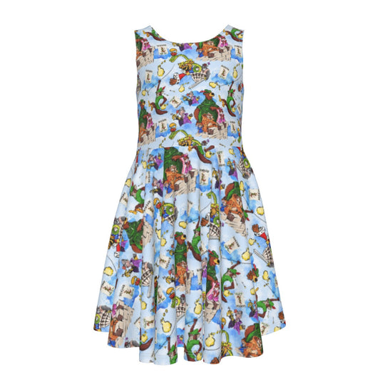 Robin Hood Adventure - Kid's Sleeveless Skater Dress