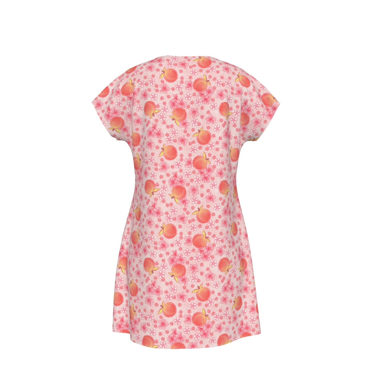 Summer Fruits - Peaches - Women's T-Shirt Dress