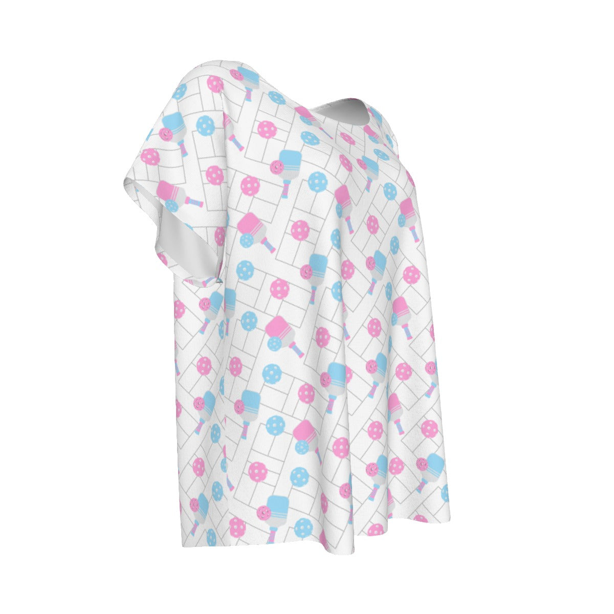 Pickleball Court Spin - Women’s Relaxed Fit Scoop Tee