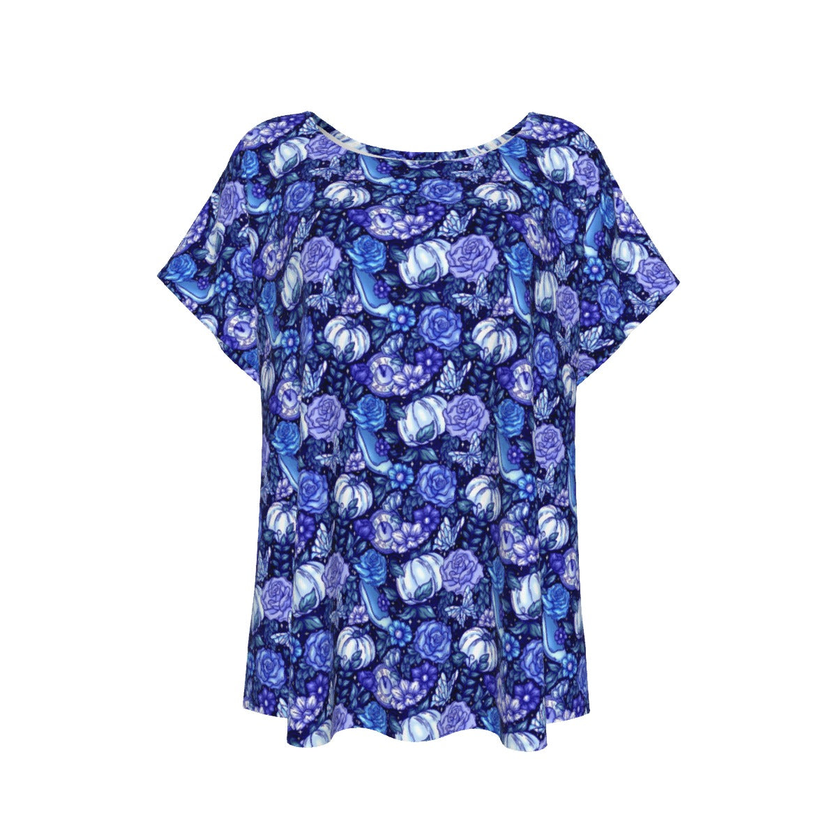 Fairytale Florals – Royal Ball - Women’s Relaxed Fit Scoop Tee