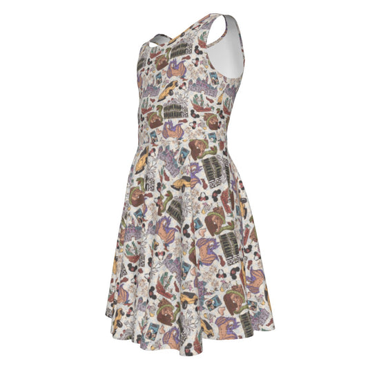 West Coast DLR - Kid's Sleeveless Skater Dress