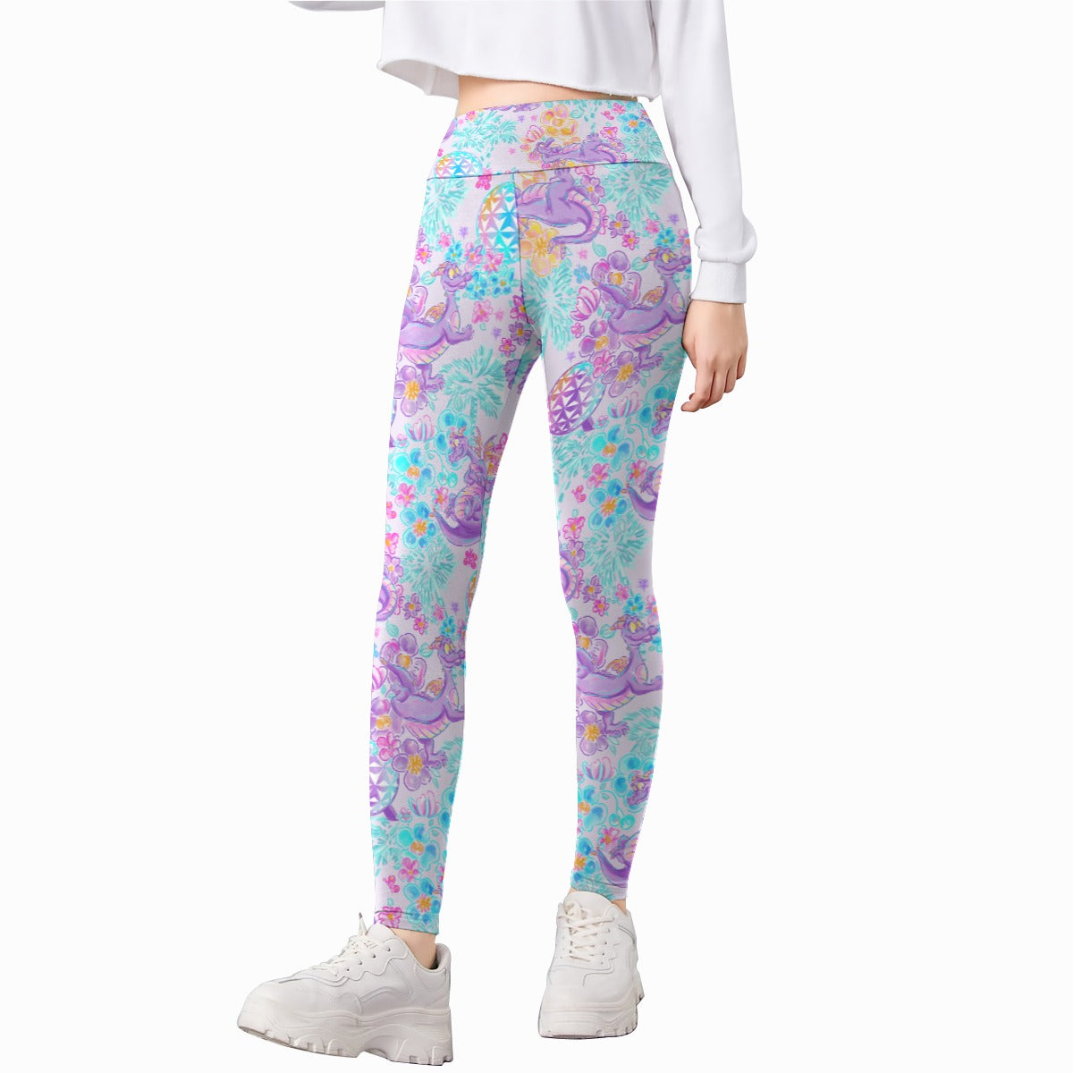 Purple Dragon Flower Power - Kid's Leggings