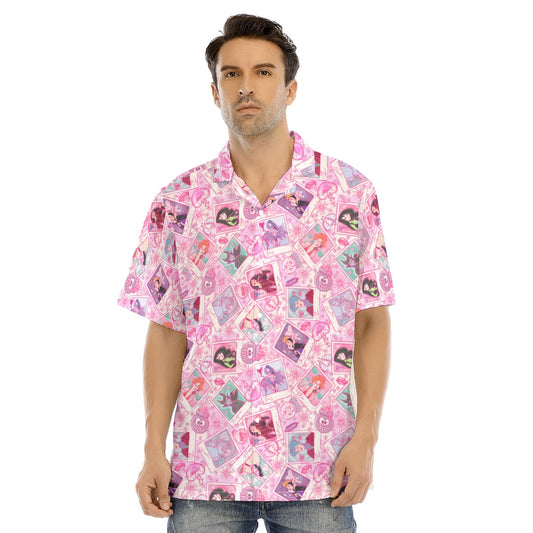 Poisoned Heart Villaintine - Men's Hawaiian Button Up Shirt