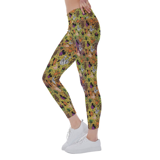 Monster Snacks Treats - Women's Yoga Leggings