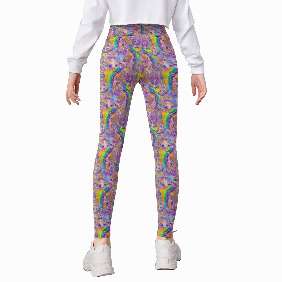 Figment Watercolor Rainbow - Kid's Leggings