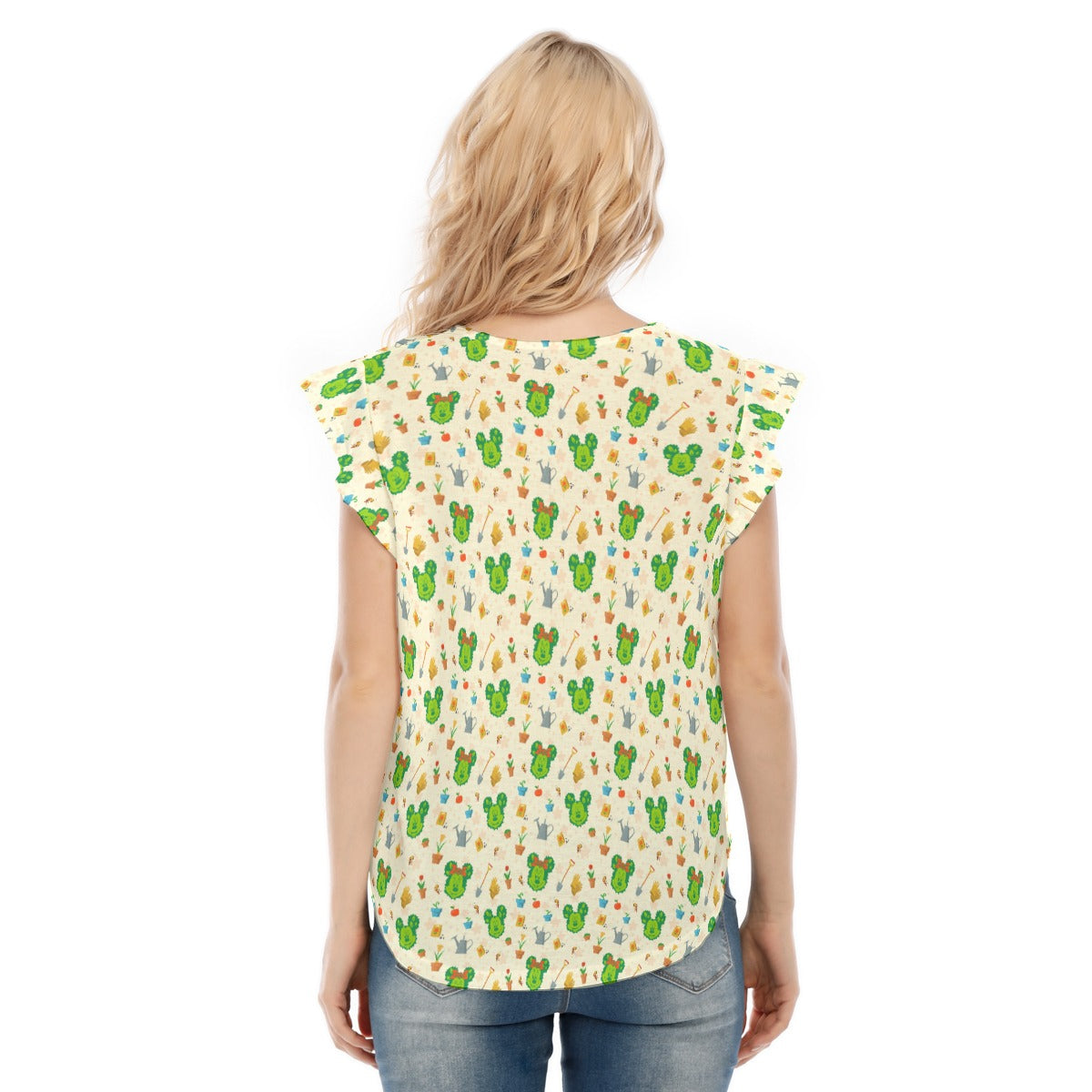 Spring Flower & Garden Festivalival - Women’s Flutter Sleeve Top