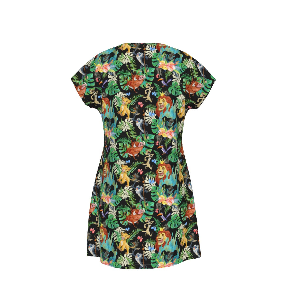 Watercolor Jungle Pride - Women's T-Shirt Dress
