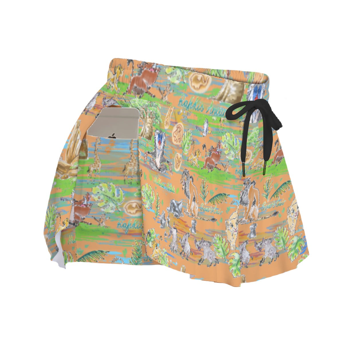 Savanna Sunset Stories - Women's Flowy Pocket Shorts