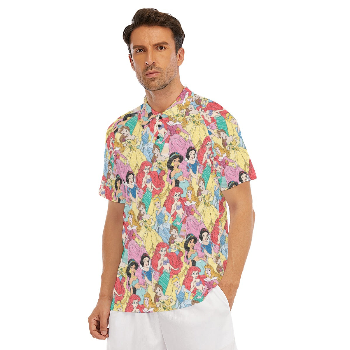 Royal Princess Sketches - Men's Polo Shirt