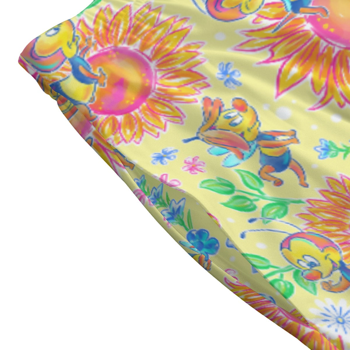 Buzzing Garden Buddy - Women's Pocket Skater Skirt