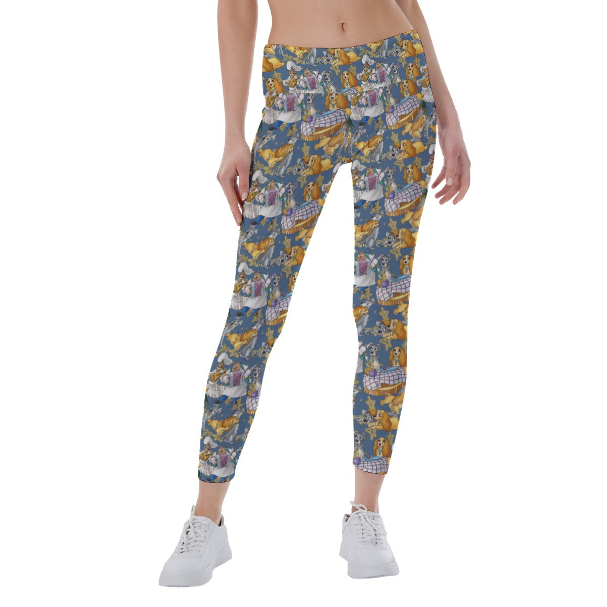 Puppy Love Sketchched - Women's Yoga Leggings