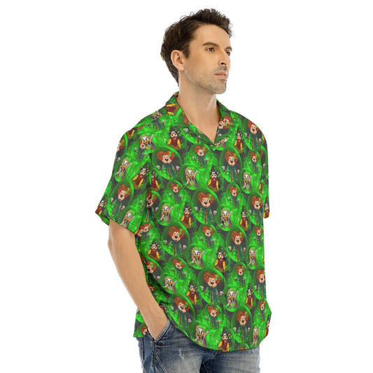 Wicked Witches’ Covenches - Men's Hawaiian Button Up Shirt