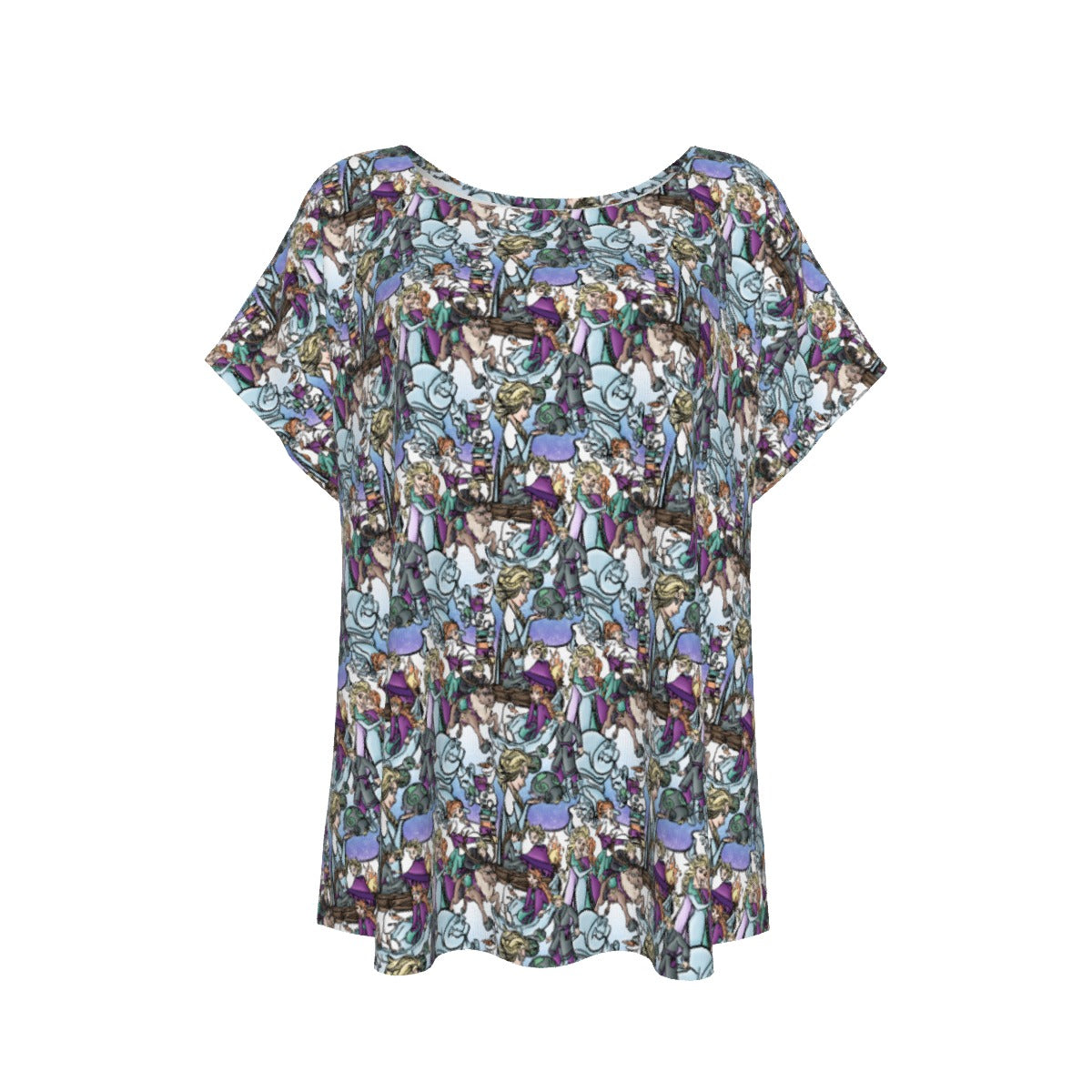 Enchanted Winter Journey - Women’s Relaxed Fit Scoop Tee