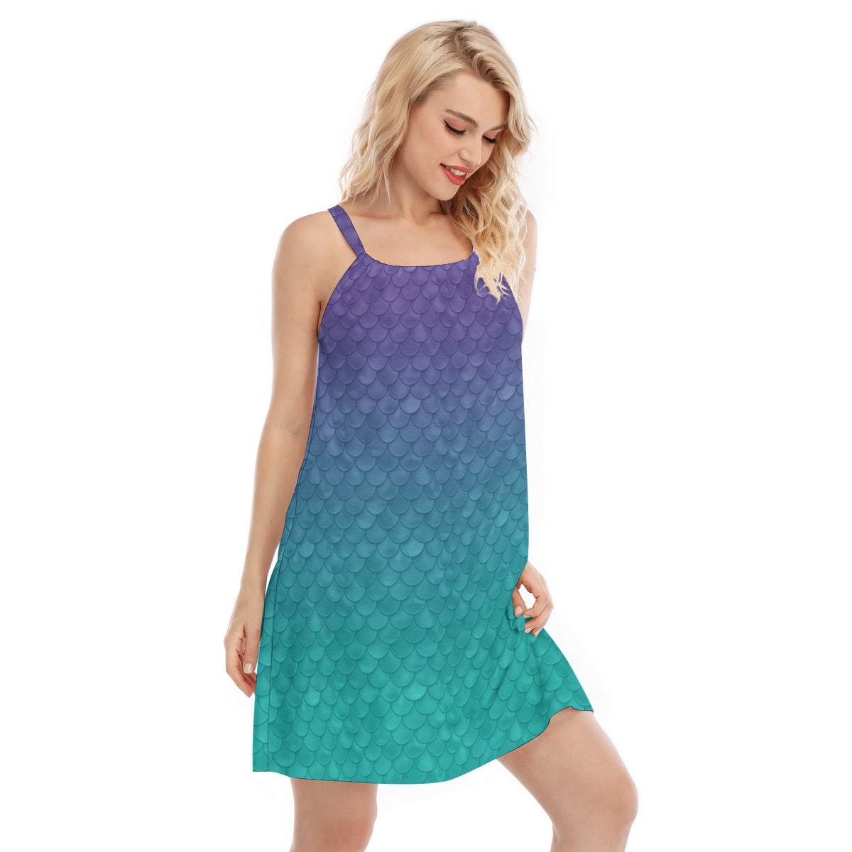 Dreamy Mermaid Scales - Women’s Adjustable Sundress