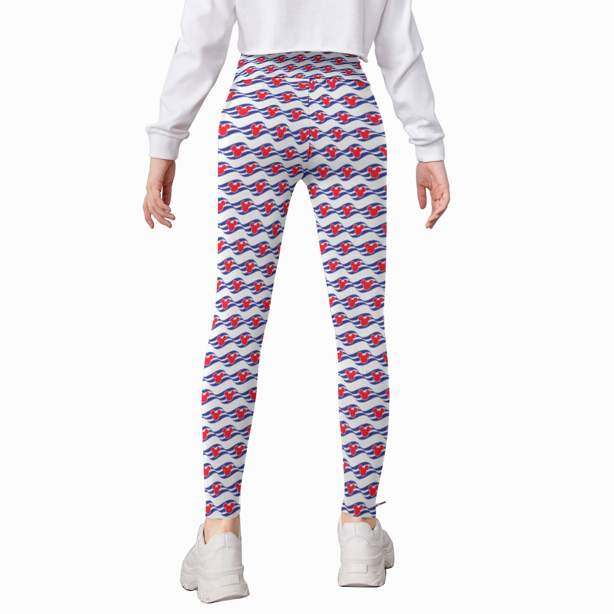 Nautical Cruise Logo Print - Kid's Leggings