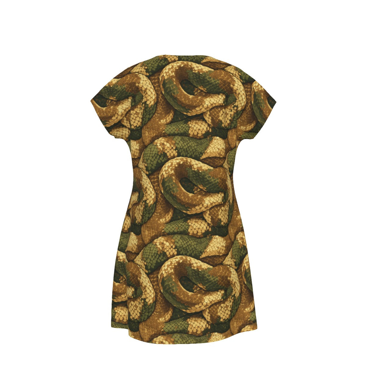 Animal Print - Peacock - Women's T-Shirt Dress