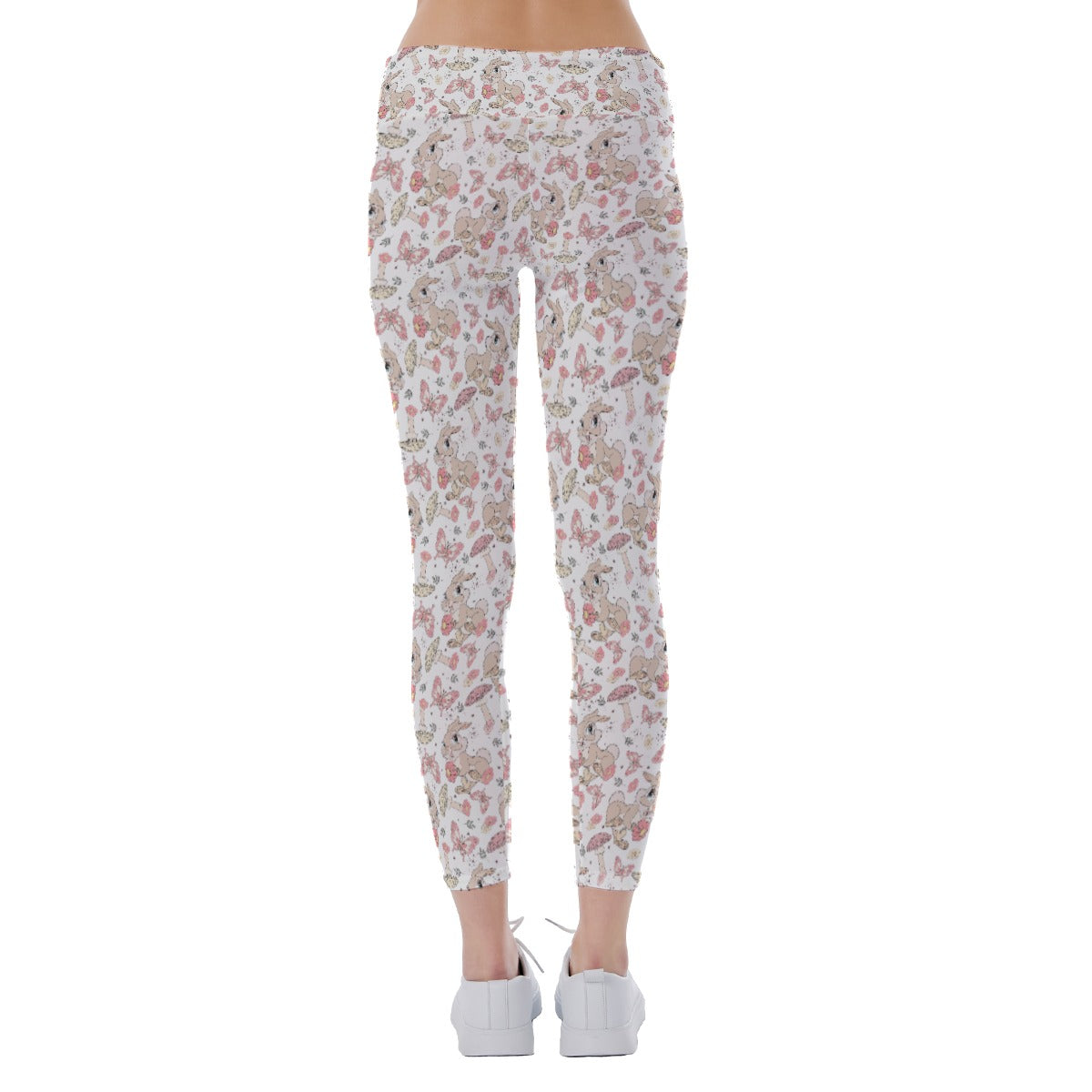 Woodland Bunny Cottagecore - Women's Yoga Leggings