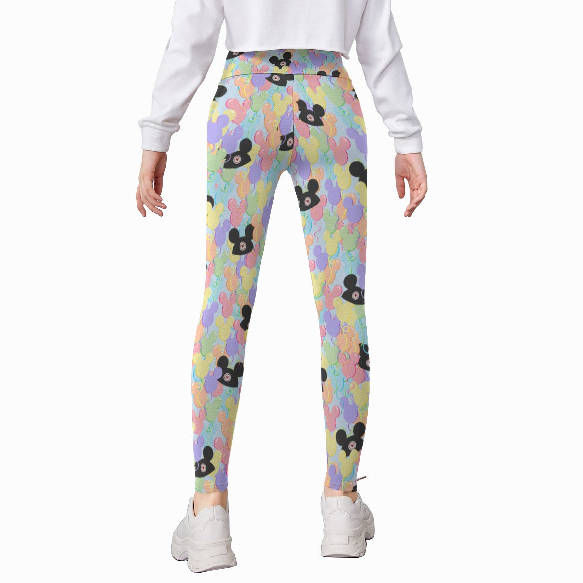 Pastel Mouse Ear Balloons - Kid's Leggings