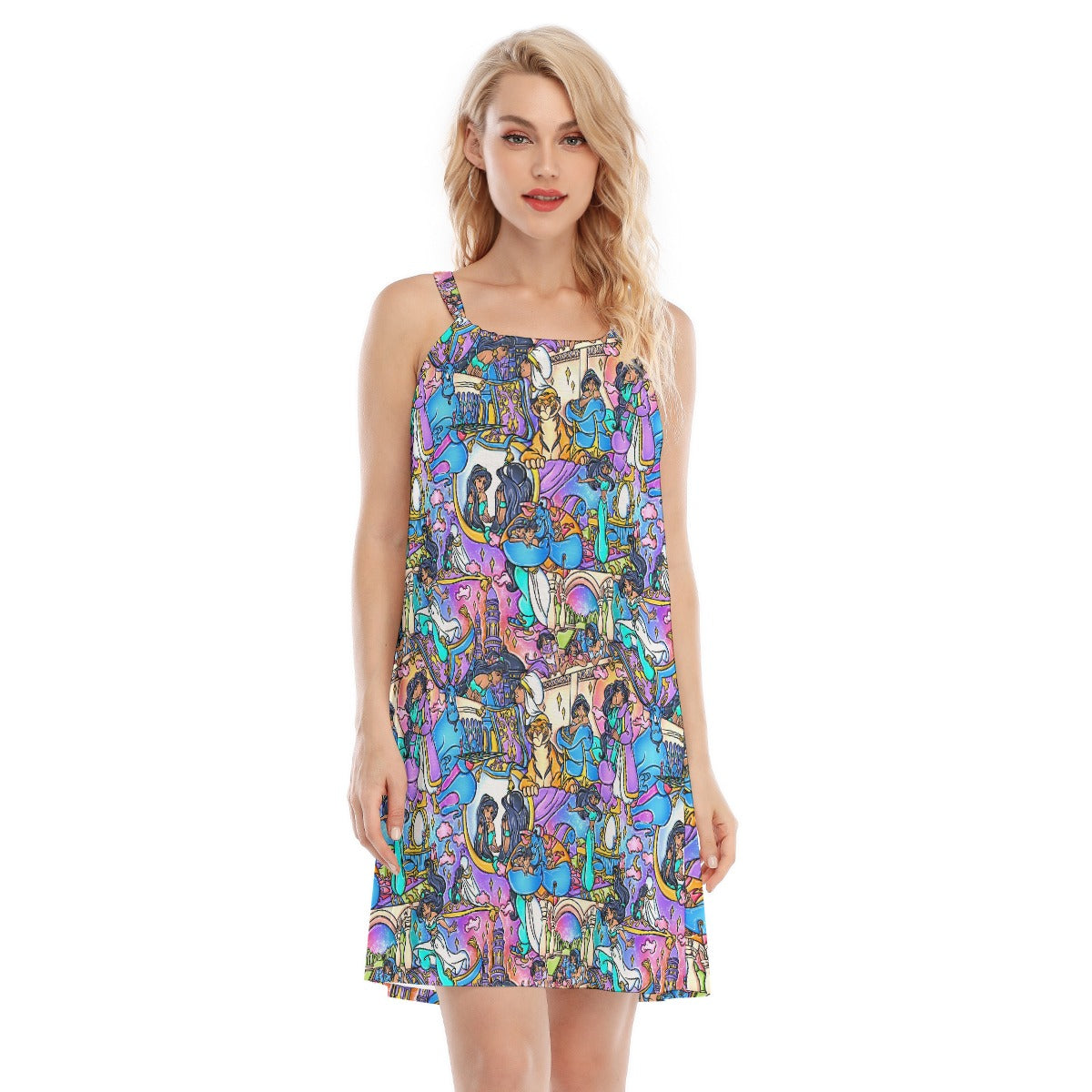 Magic Carpet Storybook Scenes - Women’s Adjustable Sundress