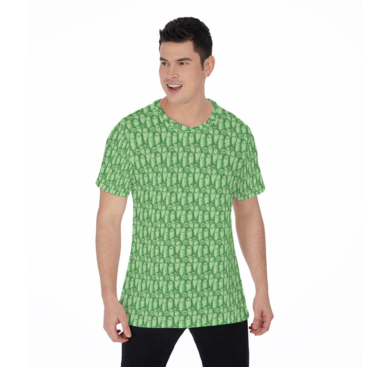 Kawaii Pickle Party - Men's Short Sleeve T-Shirt