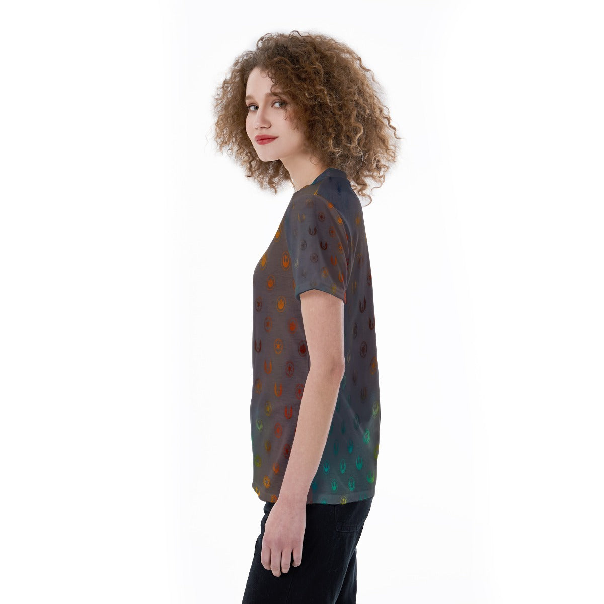 Galaxy Far Away - Women's Short Sleeve V-Neck T-Shirt