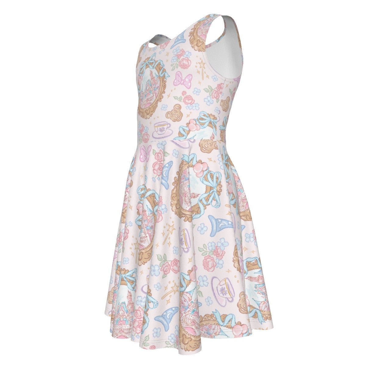 Coquette Park Daydream - Kid's Sleeveless Skater Dress