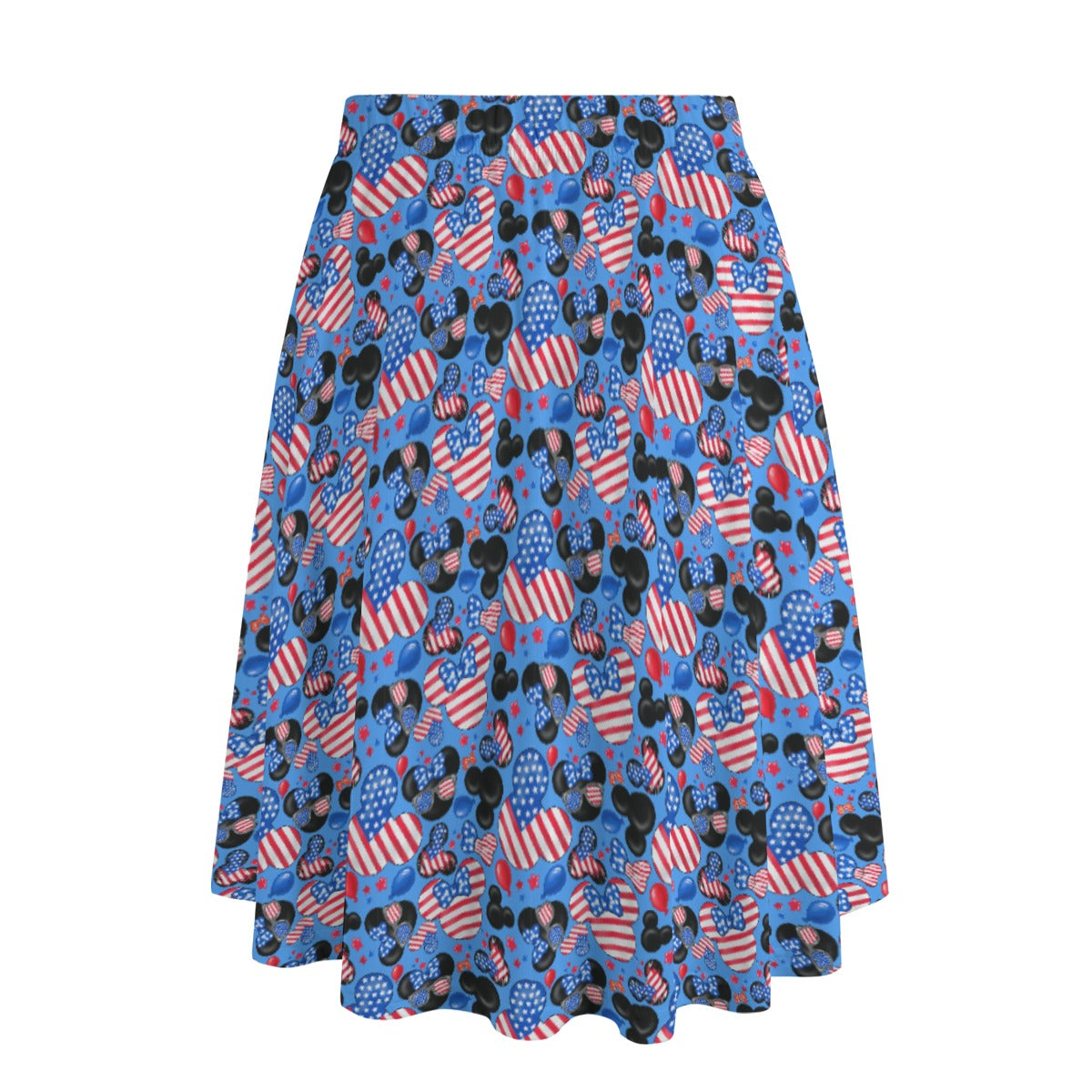 Mouse Fourth of July Celebration - Women’s Pocket Midi Skirt