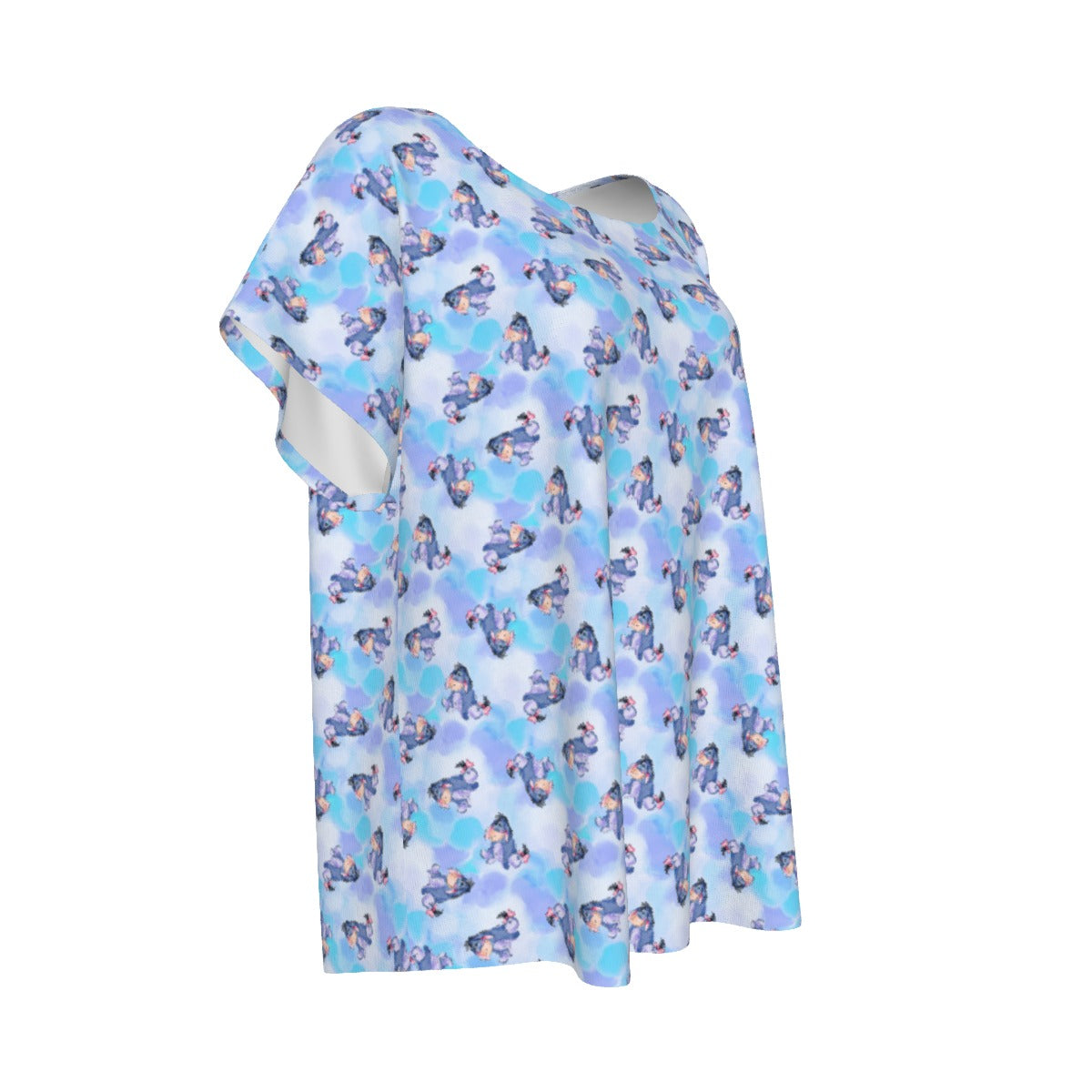 Watercolor Gentle Donkey - Women’s Relaxed Fit Scoop Tee