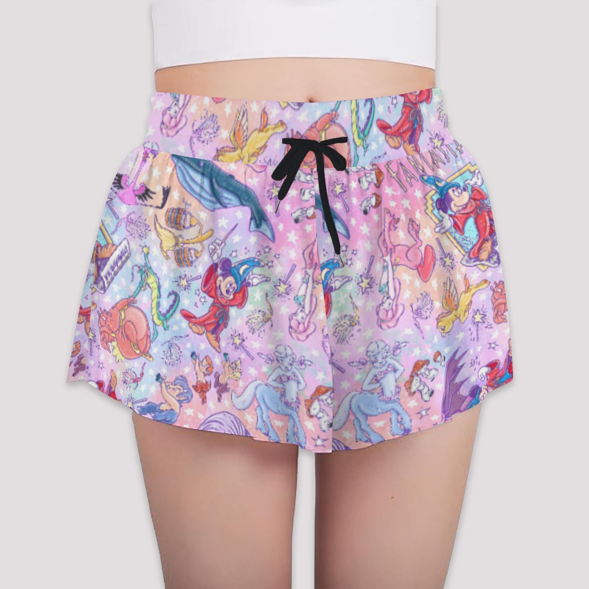 Magical Fantasia Symphony - Girls’ Flowy Pocket Shorts