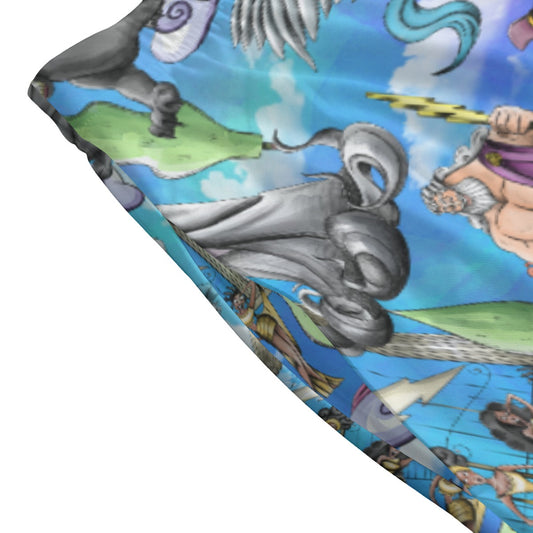 Mythic Hero Chaos Clouds - Women's Pocket Skater Skirt