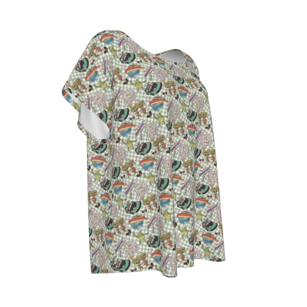 Hand Drawn EC - Women’s Relaxed Fit Scoop Tee
