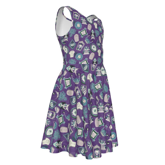 Tomb Sweet Tomb - Kid's Sleeveless Skater Dress