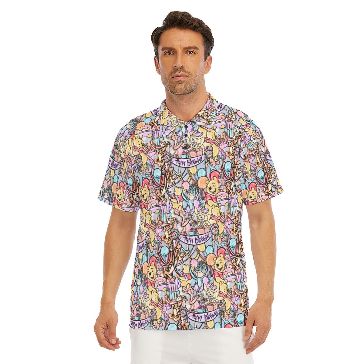 Birthday Bash in the Woods - Men's Polo Shirt