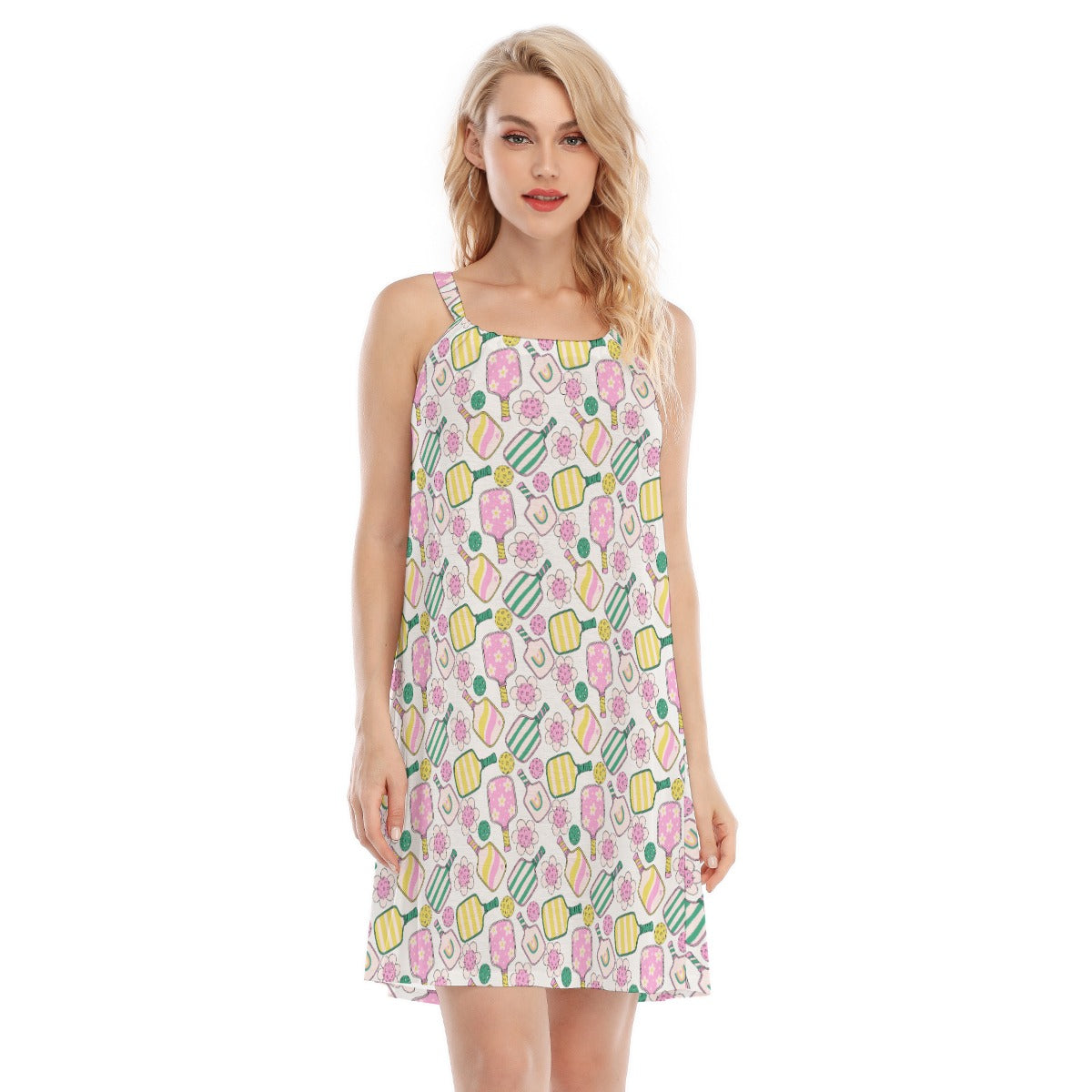 Pretty Pickleball Paddles - Women’s Adjustable Sundress