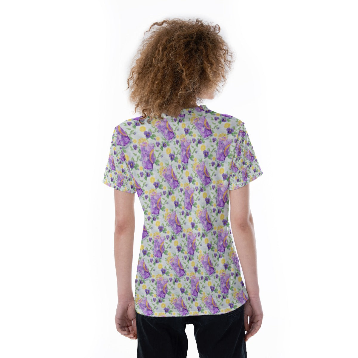 Zest Of The Fest Violet Lemonade - Women's Short Sleeve V-Neck T-Shirt
