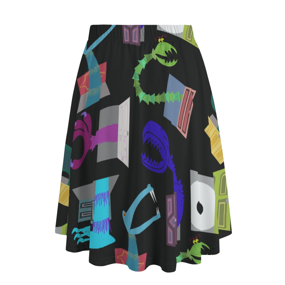Monsters in Closets - Women’s Pocket Midi Skirt