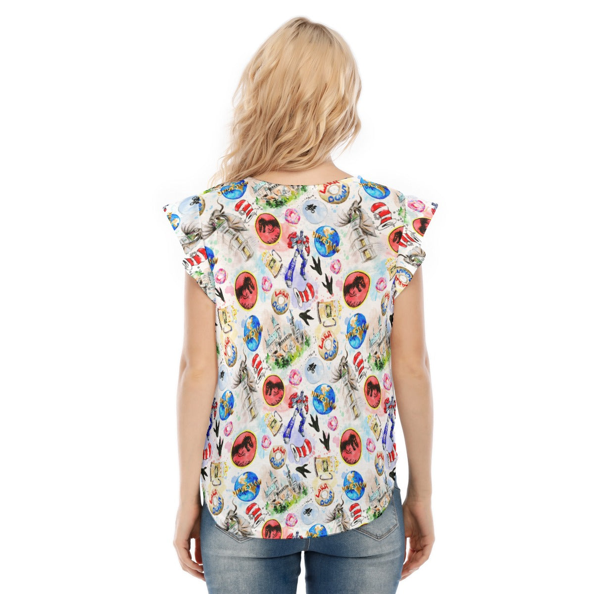 A Universal Adventure - Women’s Flutter Sleeve Top