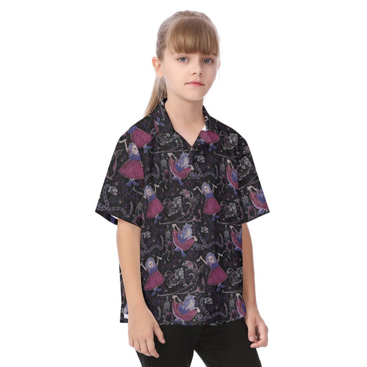 Marvelous Magical Mim - Kid's Hawaiian Button Up Shirt