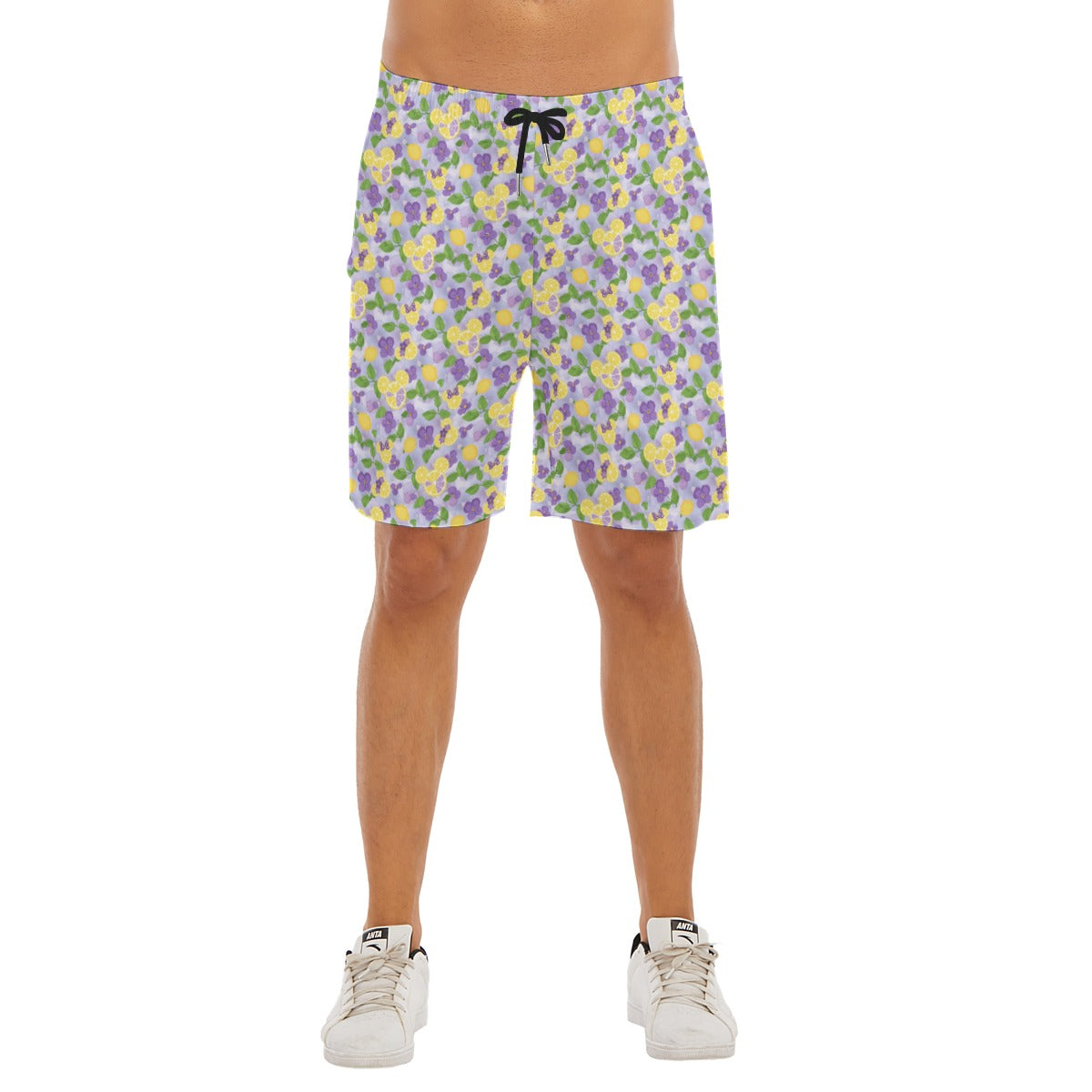 Vivacious Violet Lemonade - Men’s Pocket Beach Shorts